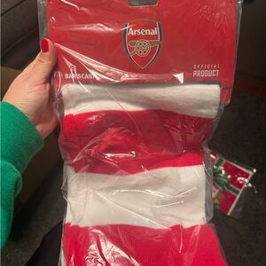 Arsenal Red and White Scarf